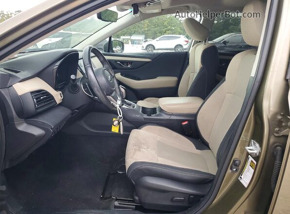 4S4BTAFC6N3228657 2022 SUBARU OUTBACK Зеленый Вид салона спереди