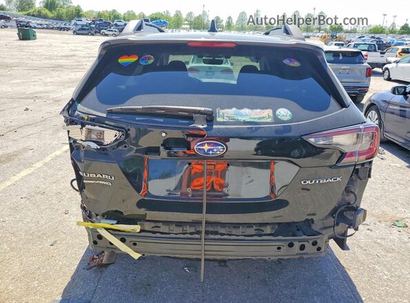 4S4BTAFC7N3272313 2022 SUBARU OUTBACK Черный Вид сзади