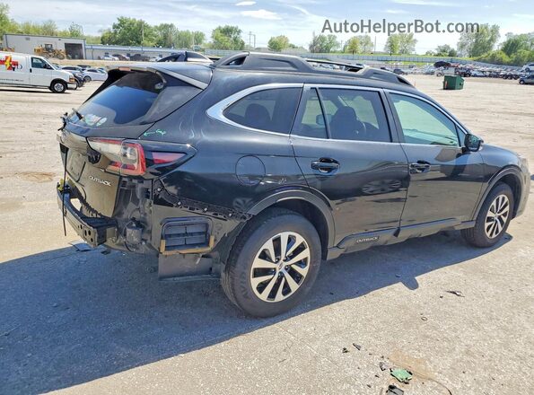 4S4BTAFC7N3272313 2022 SUBARU OUTBACK Черный Задняя правая четверть