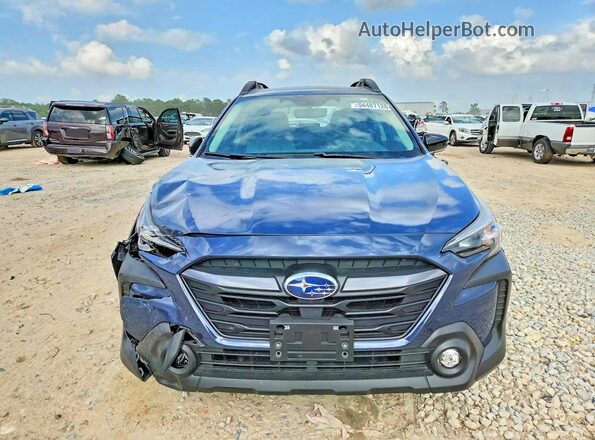 4S4BTAFC9S3136163 2025 SUBARU OUTBACK Синий Вид салона спереди
