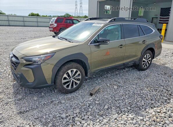 4S4BTAFC9S3233394 2025 SUBARU OUTBACK Зеленый Передняя левая четверть
