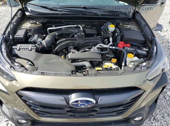 4S4BTAFC9S3233394 2025 SUBARU OUTBACK Зеленый Вид подкапотного пространства