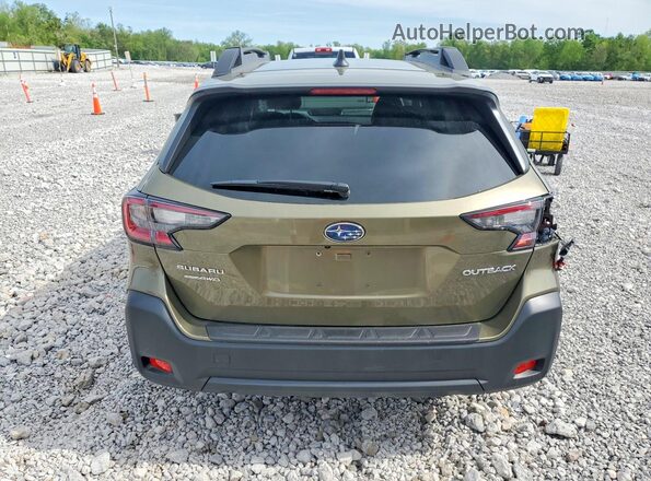 4S4BTAFC9S3233394 2025 SUBARU OUTBACK Зеленый Вид сзади