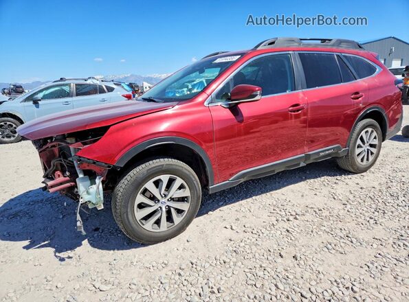 4S4BTAFCXM3187867 2021 SUBARU OUTBACK Maroon Front left