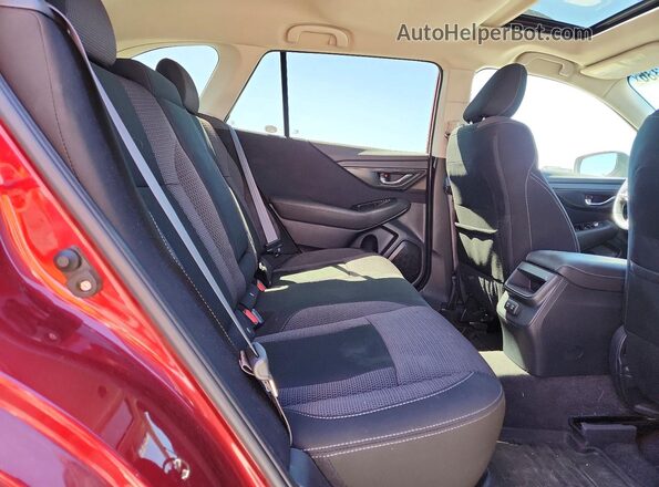 4S4BTAFCXM3187867 2021 SUBARU OUTBACK Maroon Rear interior view