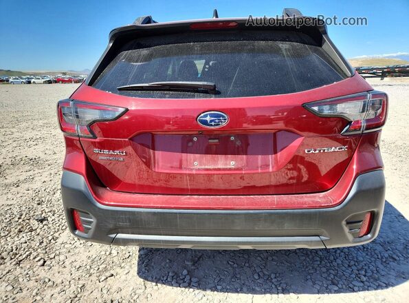 4S4BTAFCXM3187867 2021 SUBARU OUTBACK Maroon Rear view