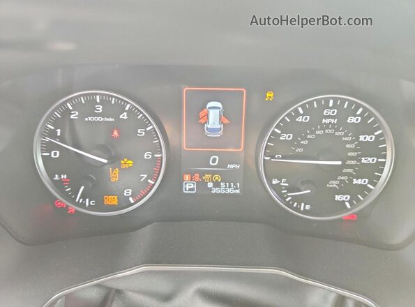 4S4BTAJC7P3133812 2023 SUBARU OUTBACK Black Widok zestawu wskaźników
