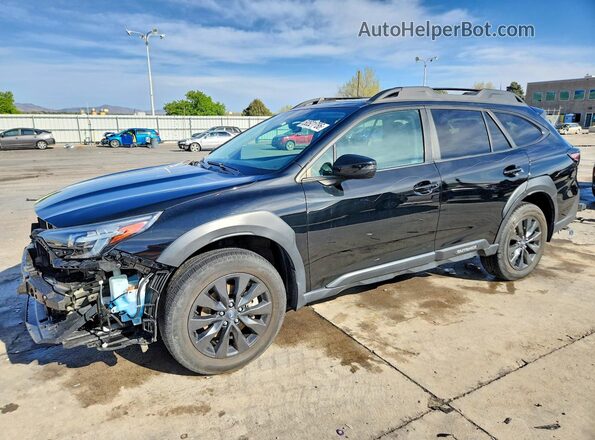 4S4BTALC5P3207936 2023 SUBARU OUTBACK Black Передня ліва чверть