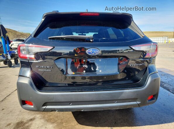 4S4BTALC5P3207936 2023 SUBARU OUTBACK Black Вид ззаду