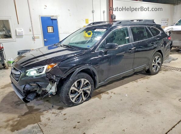 4S4BTALC6L3204022 2020 SUBARU OUTBACK Черный Передняя левая четверть