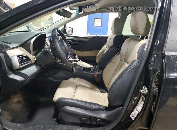 4S4BTALC6L3204022 2020 SUBARU OUTBACK Черный Вид салона спереди