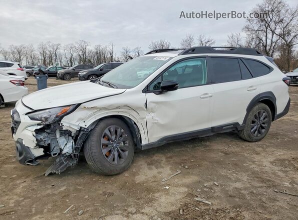 4S4BTALC7S3304371 2025 SUBARU OUTBACK White წინა მარცხენა ხედი სამი მეოთხედიდან