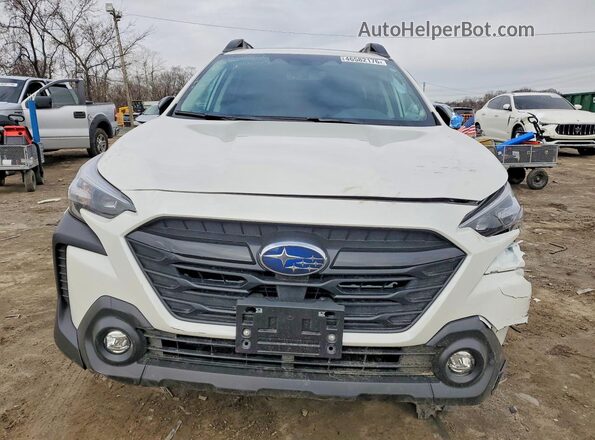 4S4BTALC7S3304371 2025 SUBARU OUTBACK White წინა ხედი