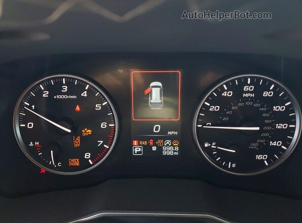 4S4BTALC7S3304371 2025 SUBARU OUTBACK White ხელსაწყოთა პანელის ხედი