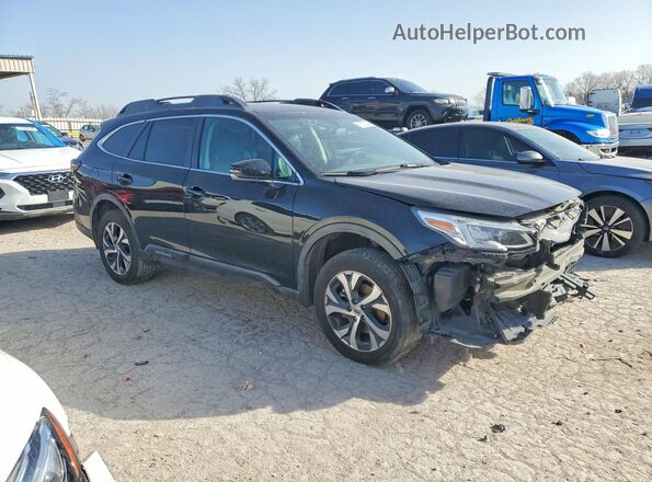 4S4BTALC8L3216091 2020 SUBARU OUTBACK Black Przód prawy