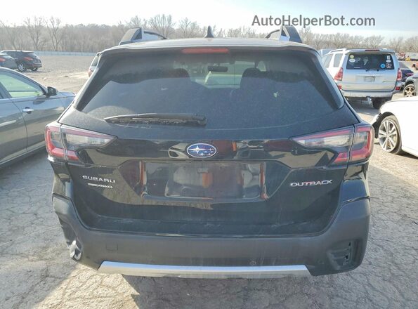 4S4BTALC8L3216091 2020 SUBARU OUTBACK Black Widok z tyłu