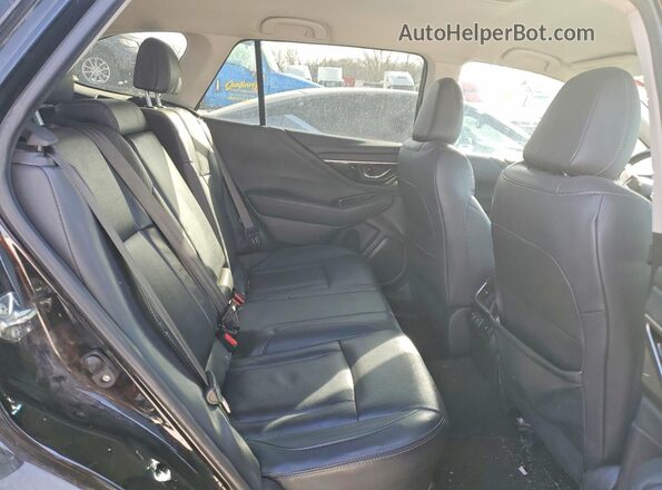 4S4BTALC8L3216091 2020 SUBARU OUTBACK Black Widok wnętrza z tyłu