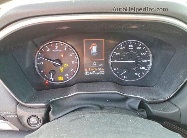 4S4BTALC8L3216091 2020 SUBARU OUTBACK Black Widok zestawu wskaźników