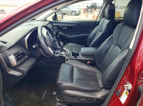 4S4BTALCXL3235211 2020 SUBARU OUTBACK Red Widok wnętrza z przodu