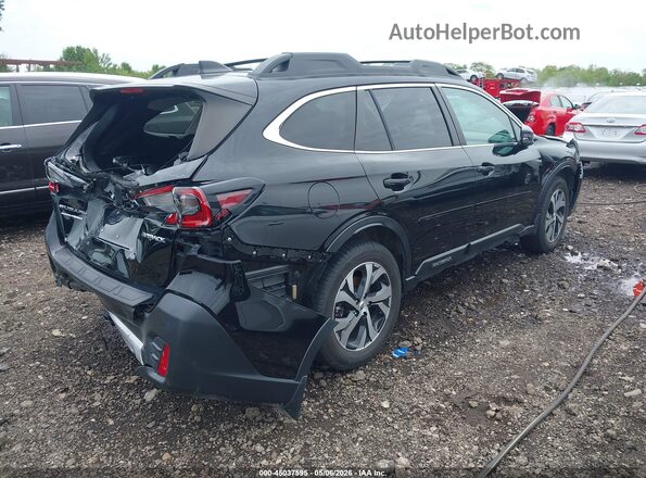 4S4BTAMC5M3204013 2021 SUBARU OUTBACK Черный Задняя правая четверть