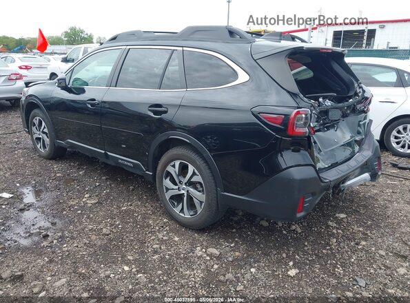 4S4BTAMC5M3204013 2021 SUBARU OUTBACK Черный Задняя левая четверть