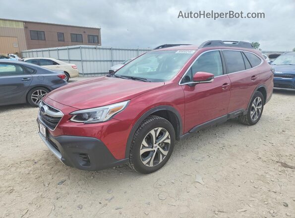 4S4BTAMCXN3109075 2022 SUBARU OUTBACK Red Vista tres cuartos delantera izquierda
