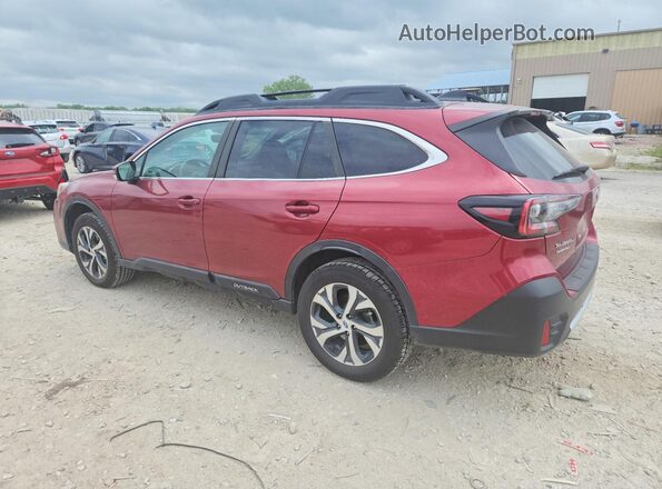 4S4BTAMCXN3109075 2022 SUBARU OUTBACK Red Trasero izquierdo