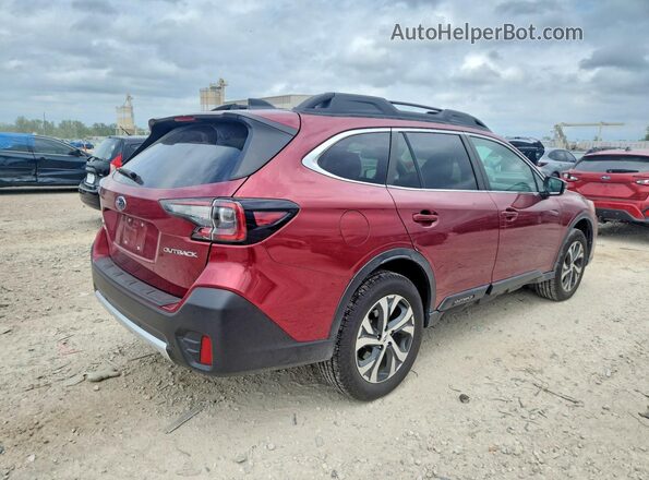 4S4BTAMCXN3109075 2022 SUBARU OUTBACK Red Trasero derecho