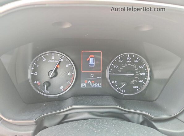 4S4BTAMCXN3109075 2022 SUBARU OUTBACK Red Vista del cuadro de instrumentos