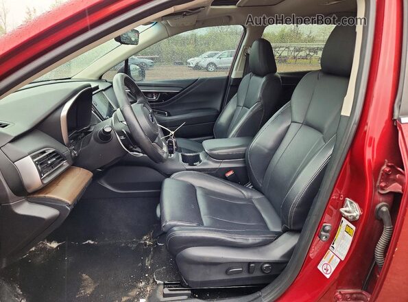 4S4BTANC0L3185657 2020 SUBARU OUTBACK Burgundy Widok wnętrza z przodu