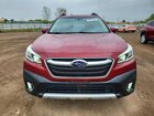 2020 Subaru Outback Limited Burgundy vin: 4S4BTANC0L3185657