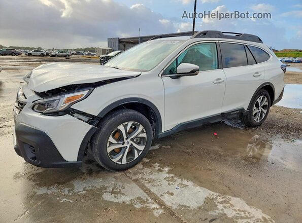 4S4BTANC0N3231104 2022 SUBARU OUTBACK Белый Передняя левая четверть