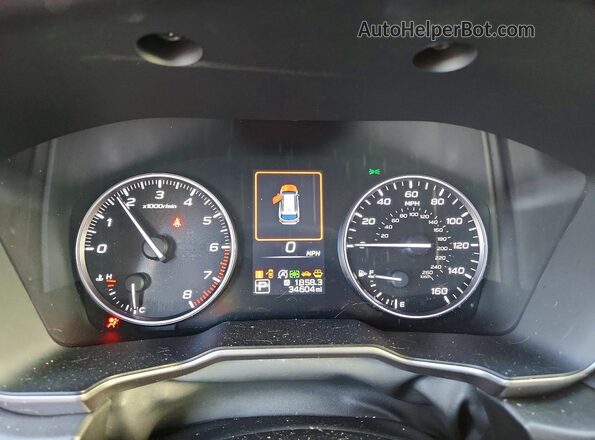 4S4BTANC0N3231104 2022 SUBARU OUTBACK Белый Вид щитка приборов