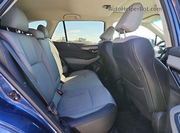 4S4BTANC1N3110713 2022 SUBARU OUTBACK Синий Вид задней части салона