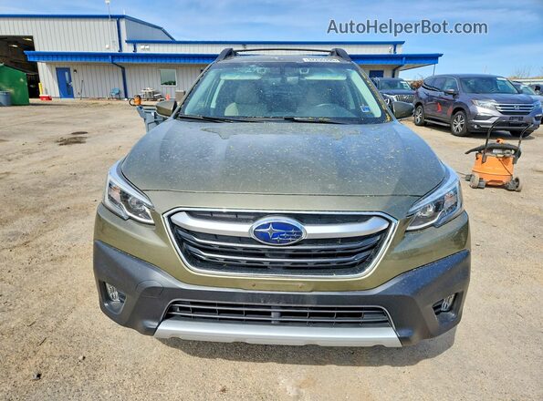 4S4BTANC2L3156502 2020 SUBARU OUTBACK Зеленый Вид спереди