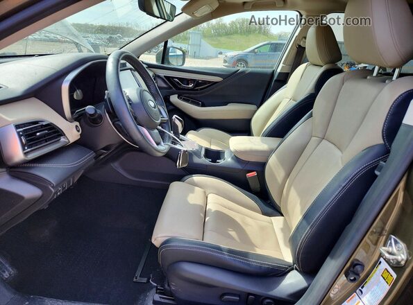 4S4BTANC2L3156502 2020 SUBARU OUTBACK Зеленый Вид салона спереди