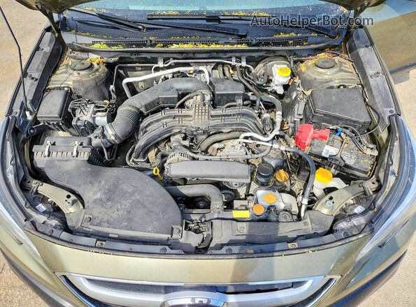 4S4BTANC2L3156502 2020 SUBARU OUTBACK Зеленый Вид задней части салона