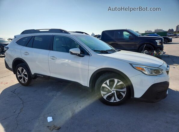 4S4BTANC3L3112699 2020 SUBARU OUTBACK White Przód prawy