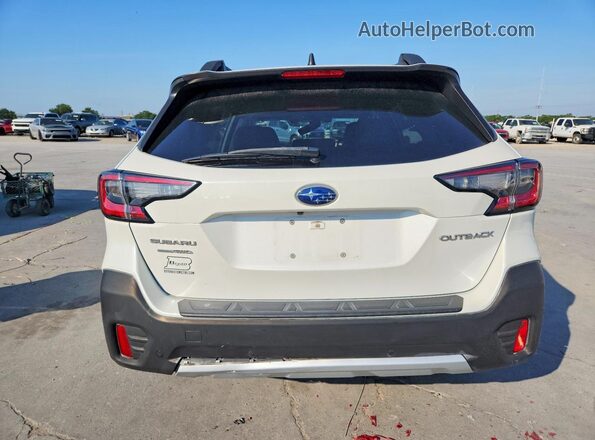 4S4BTANC3L3112699 2020 SUBARU OUTBACK White Widok z tyłu
