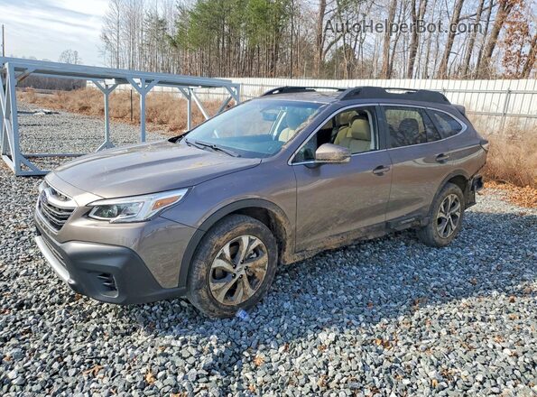 4S4BTANC3M3108413 2021 SUBARU OUTBACK Коричневый Передняя левая четверть