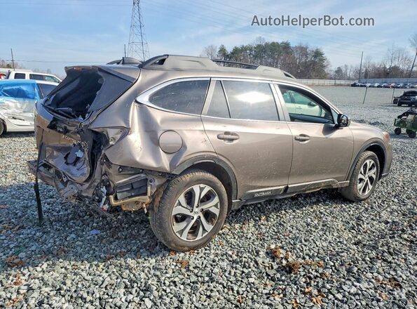 4S4BTANC3M3108413 2021 SUBARU OUTBACK Коричневый Задняя правая четверть