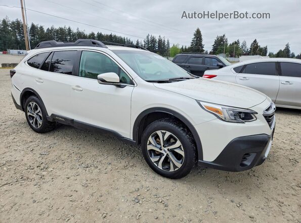 4S4BTANC3N3196168 2022 SUBARU OUTBACK Белый Передняя правая четверть