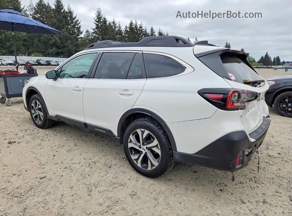 4S4BTANC3N3196168 2022 SUBARU OUTBACK Белый Задняя левая четверть