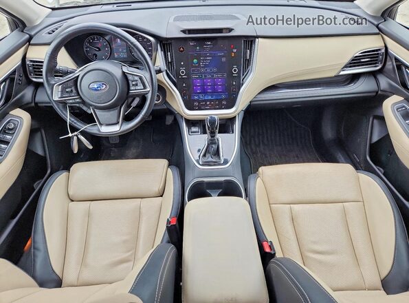 4S4BTANC3N3196168 2022 SUBARU OUTBACK Белый Вид панели приборов