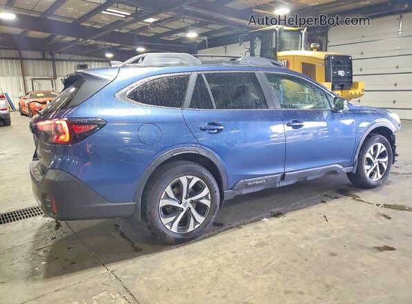 4S4BTANC4L3202086 2020 SUBARU OUTBACK Синий Задняя правая четверть