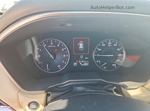 4S4BTANC4R3168403 2024 SUBARU OUTBACK Green Вид щитка приладів