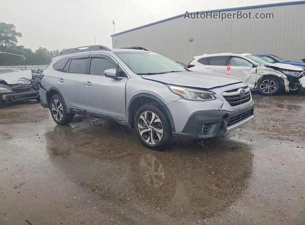 4S4BTANC5L3208480 2020 SUBARU OUTBACK Серебряный Передняя правая четверть