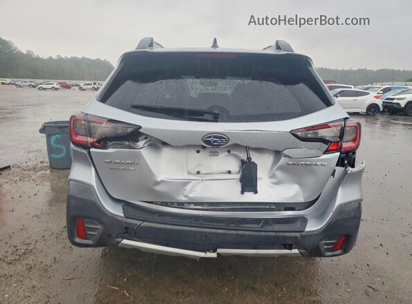 4S4BTANC5L3208480 2020 SUBARU OUTBACK Серебряный Вид сзади