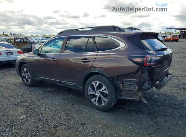 4S4BTANC5N3211642 2022 SUBARU OUTBACK Коричневый Задняя левая четверть