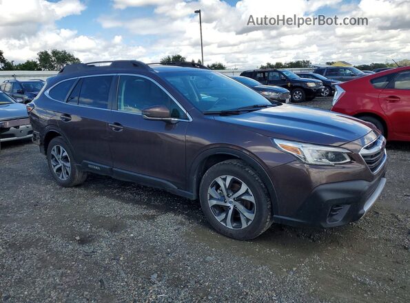 4S4BTANC5N3211642 2022 SUBARU OUTBACK Коричневый Передняя правая четверть